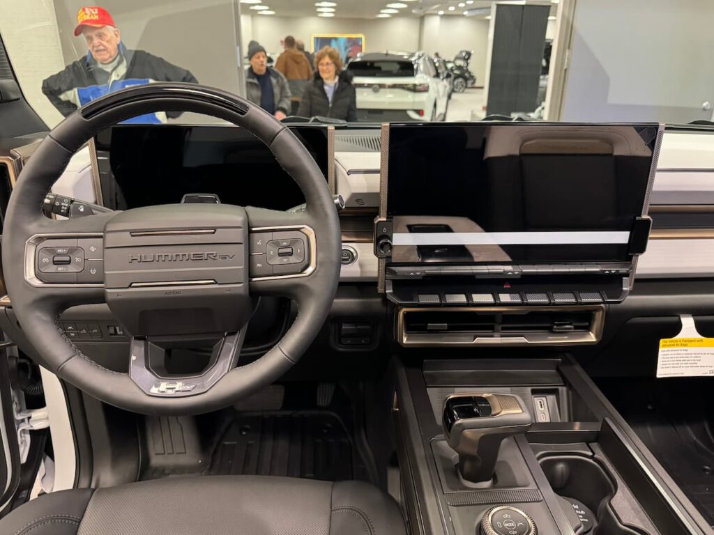 GMC Hummer EV Pickup Edition 1 dashboard driver side live image