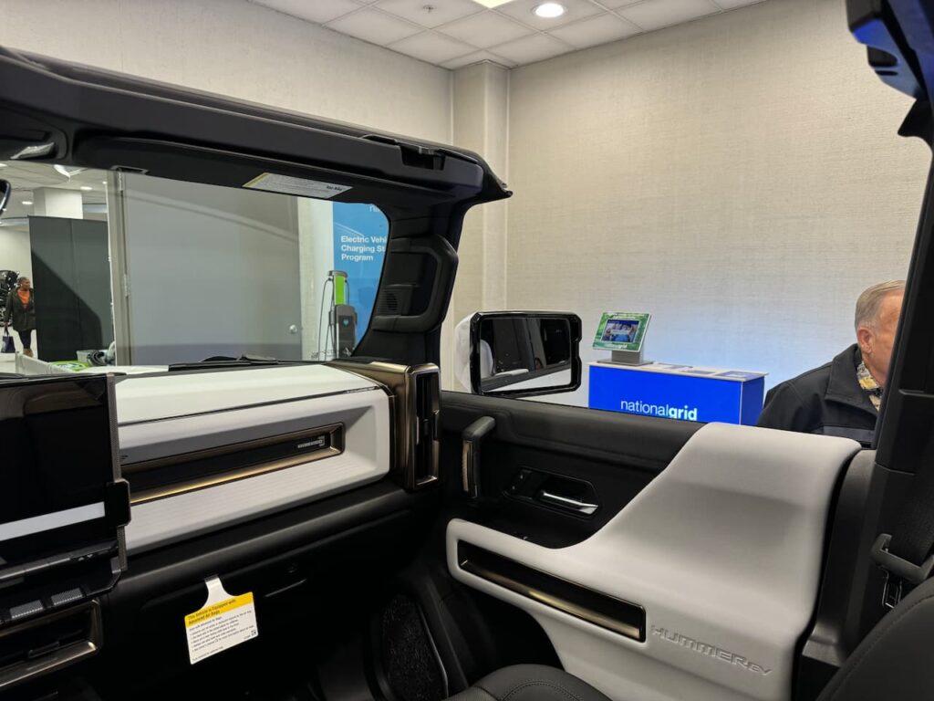 GMC Hummer EV Pickup Edition 1 interior details live image