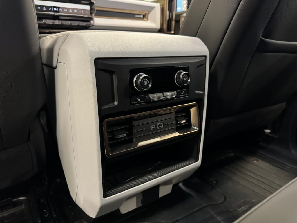 GMC Hummer EV Pickup Edition 1 rear console live image