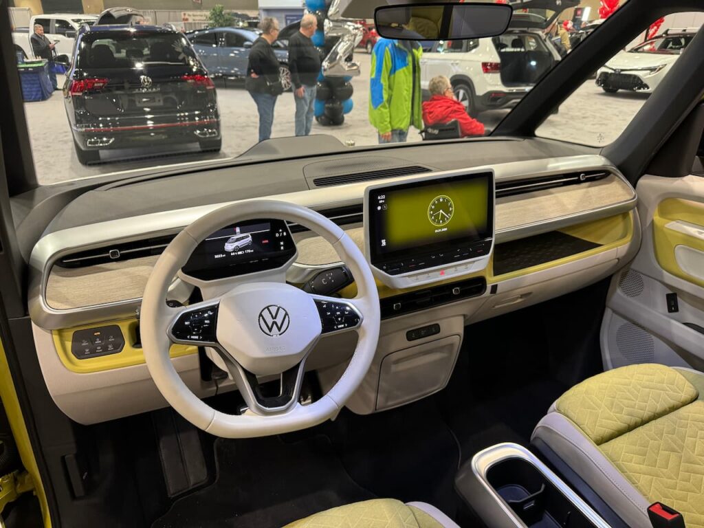 VW ID. Buzz dashboard 2024 Euro spec