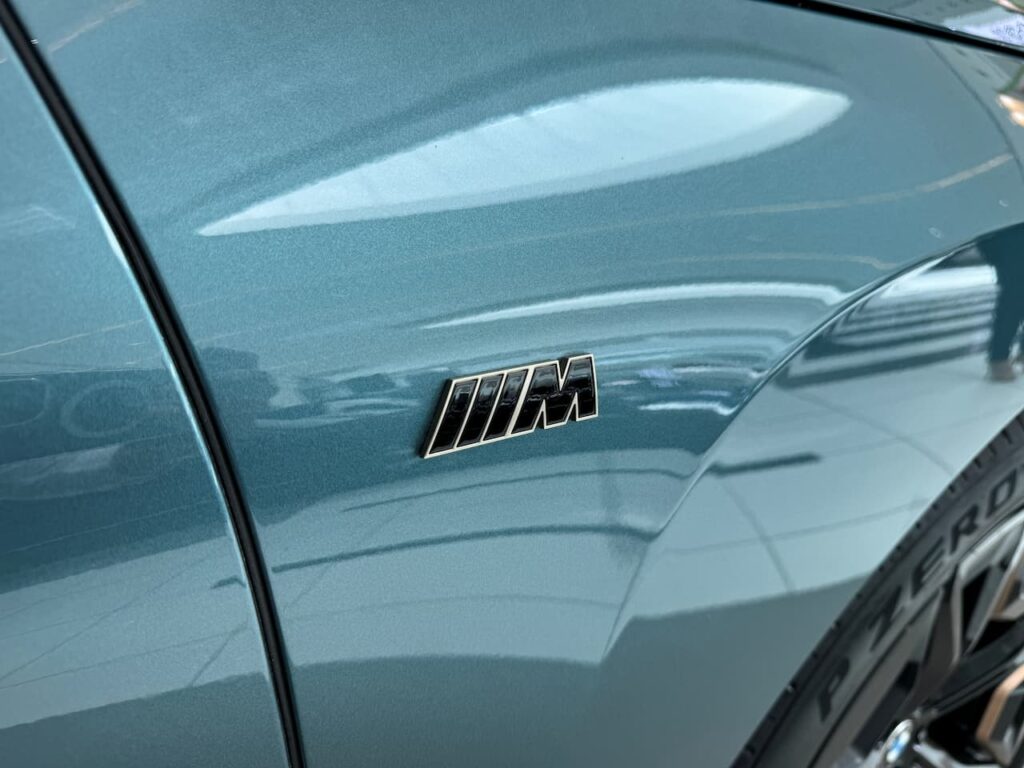 BMW iX M60 M badge fender