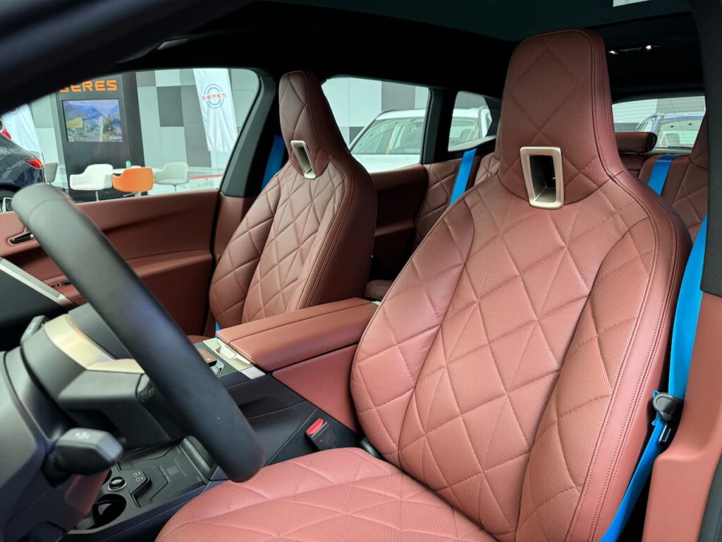 BMW iX M60 front seat
